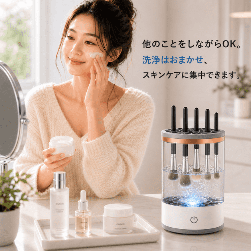 FuwaSara™| 手を使わずブラシがきれいになる | 10本ブラシセット付き おまけ付き|
